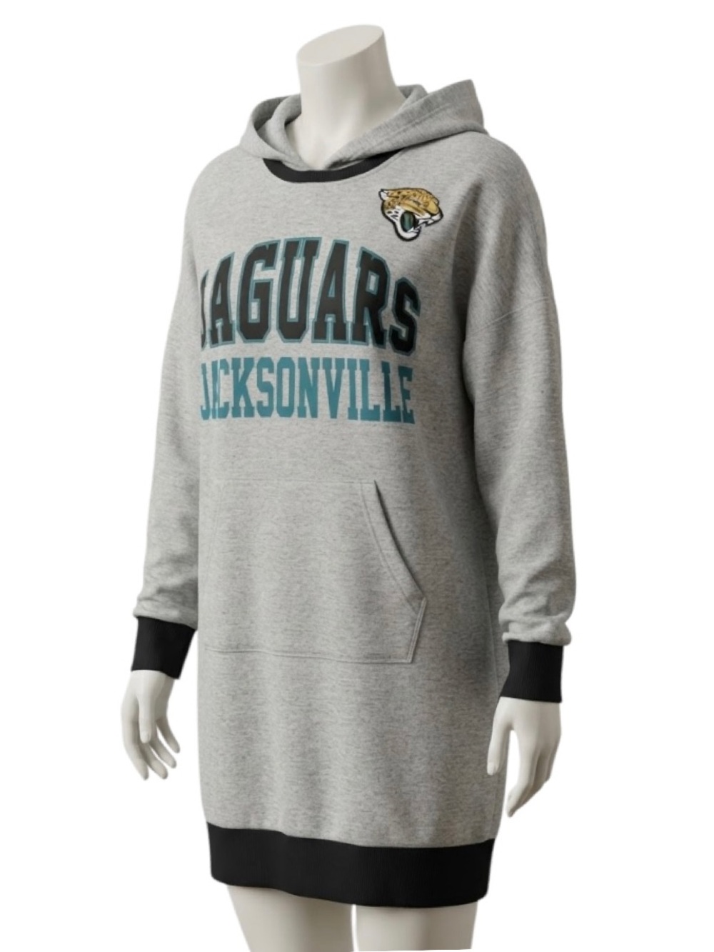 NFL “Jacksonville Jaguars” GII-4Her Sweatshirt Hooded Dress (NWT) (Size: Medium)